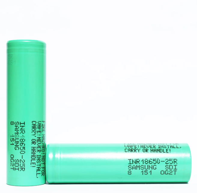 SAMSUNG 25R 18650 BATTERY 2500MAH