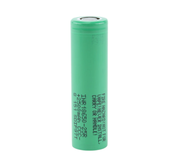 SAMSUNG 25R 18650 BATTERY 2500mAh